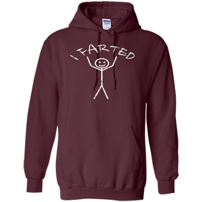 Fart T- Shirt I Farted Maroon