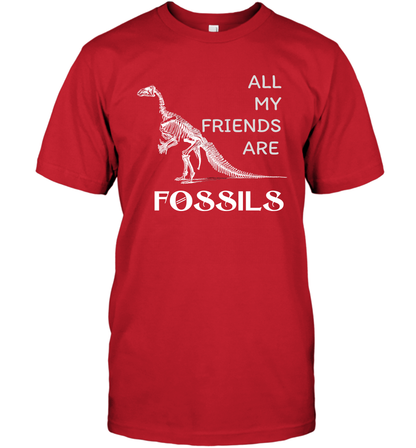 All My Friends Are Fossils Shirt T-Shirt Red