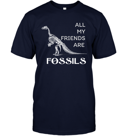All My Friends Are Fossils Shirt T-Shirt Navy