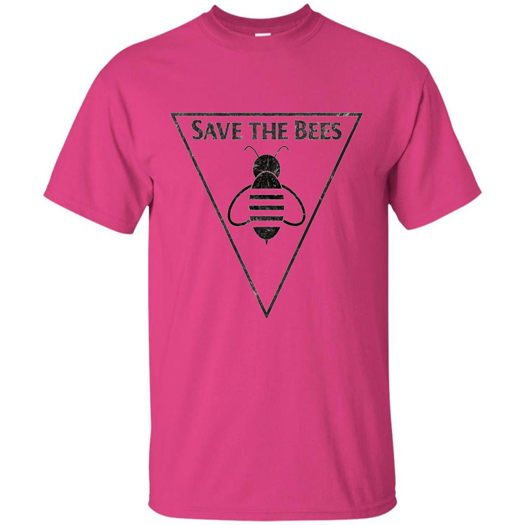 Save The Bees Beekeepers Conservationist T-shirt Heliconia
