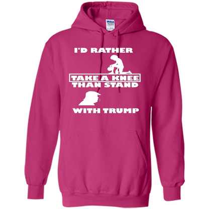 American T-shirt I'd Rather Take A Knee T-shirt Heliconia