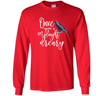 Poe Raven Shirt, Bookworm Shirt Literary Gifts cool shirt Red