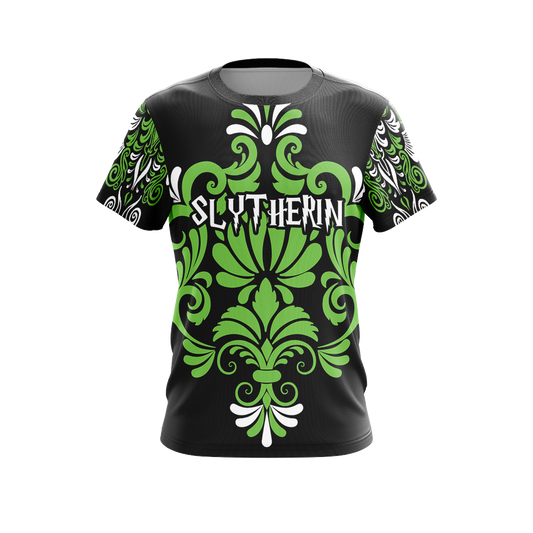 Harry Potter Hogwarts Castle - Slytherin House Wacky Style Version 1 Unisex 3D T-shirt