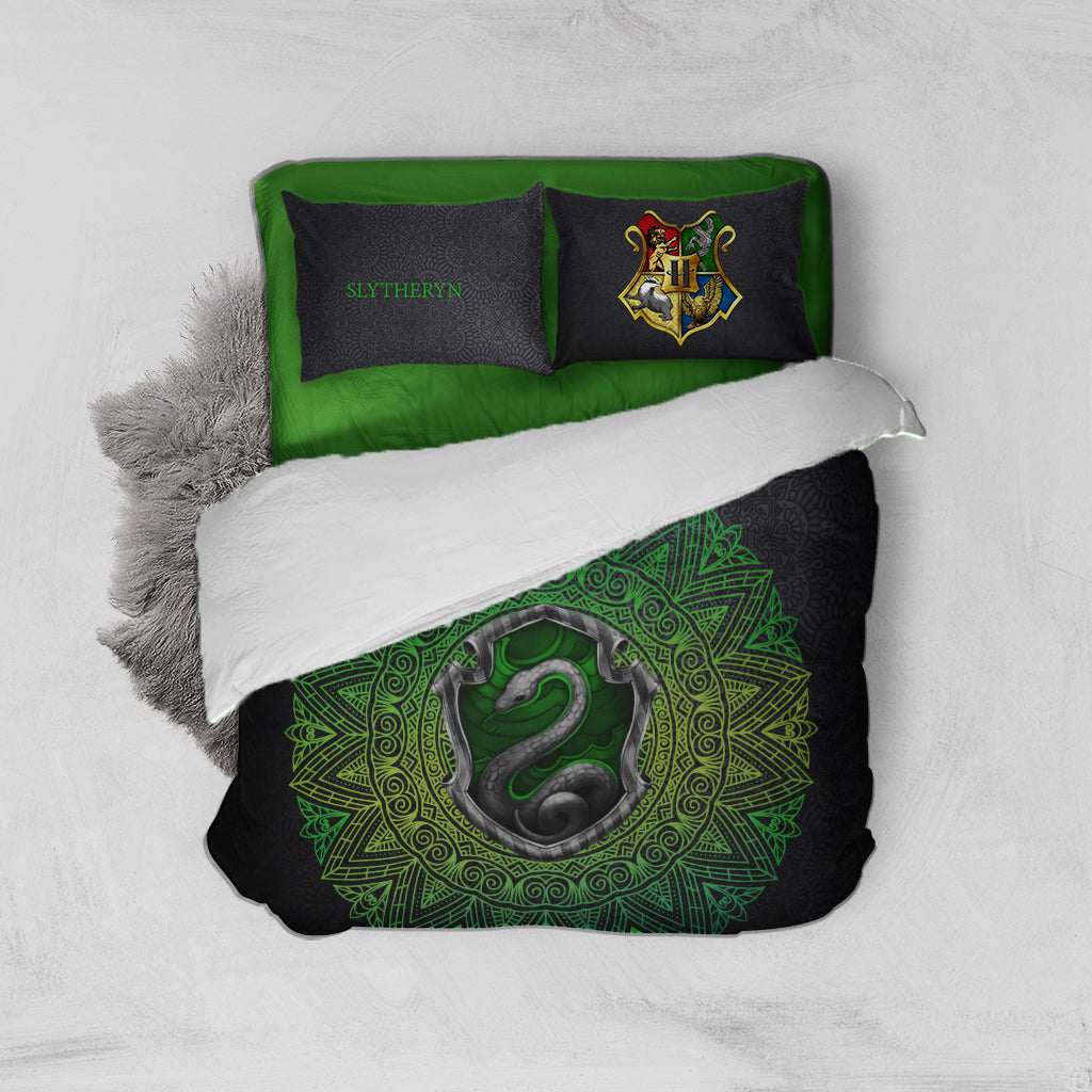 Hogwarts House Slytherin Harry Potter Bed Set