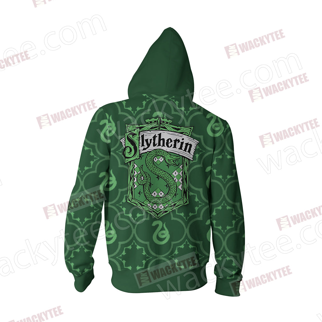 Harry Potter - Cunning Like A Slytherin Zip Up Hoodie
