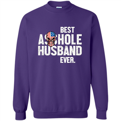 Best Asshole Husband Ever Funny T-shirt Orange