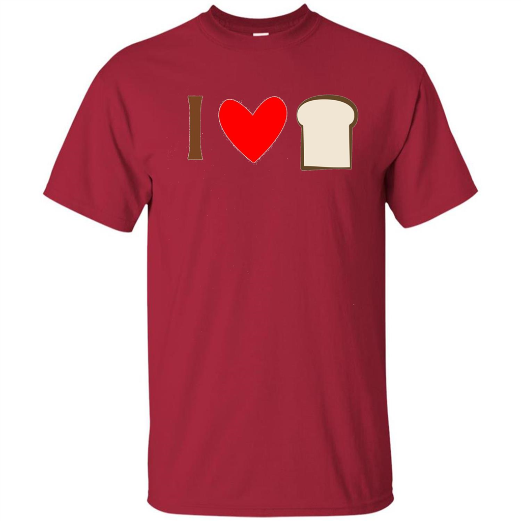 I Love White Bread T-shirt Cardinal