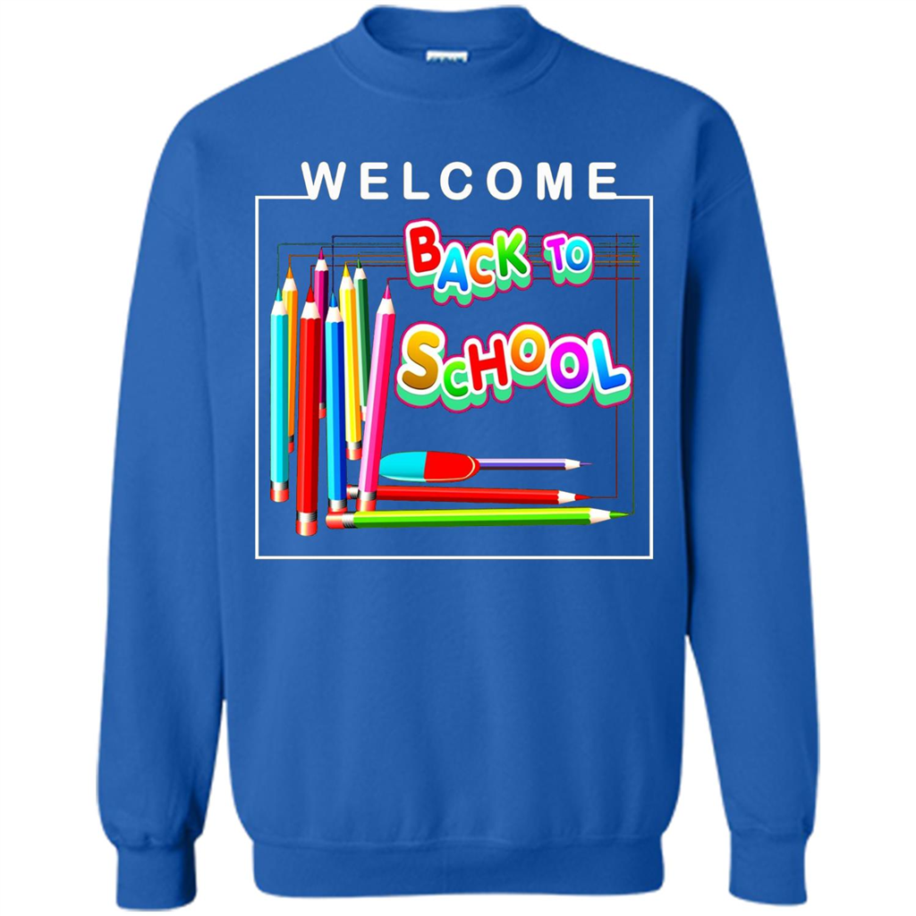 Welcome Back to School T-shirt School Day T-shirt Royal