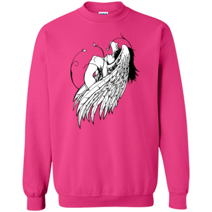 Angel T-shirt Angel Wings Heliconia
