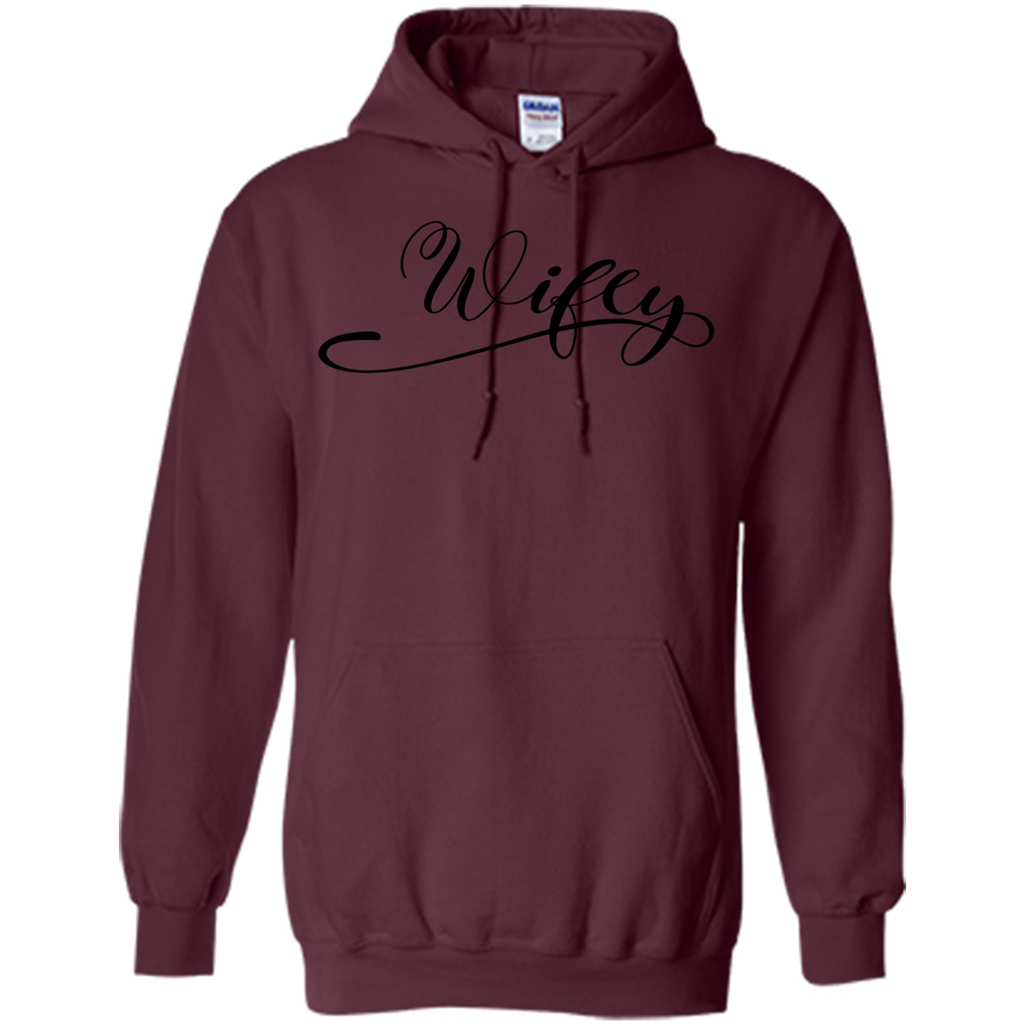Family T-Shirt Wifey Maroon