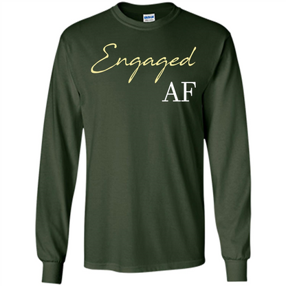 Engaged AF T-shirt Forest Green