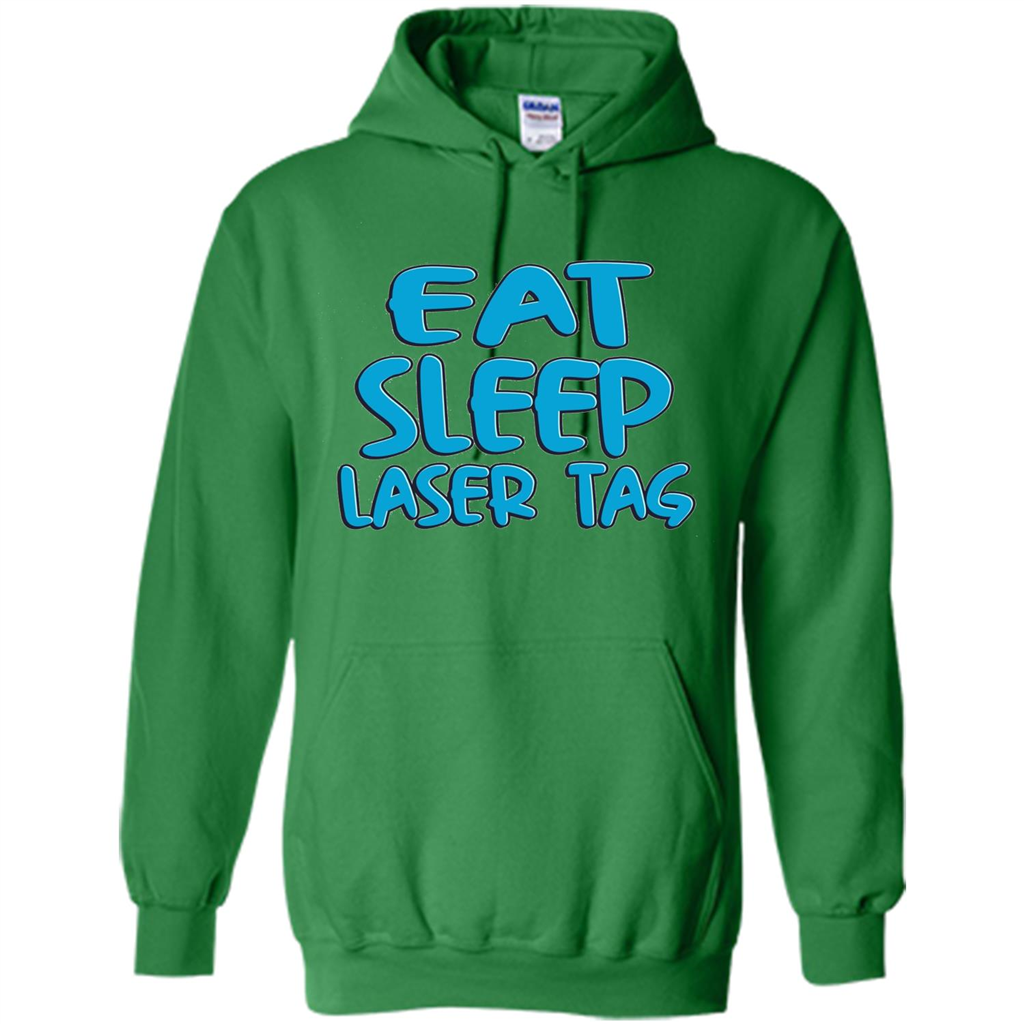 Eat Sleep Laser Tag T-shirt Irish Green