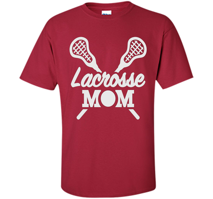 Lacrosse Mom T Shirt cool shirt Cardinal