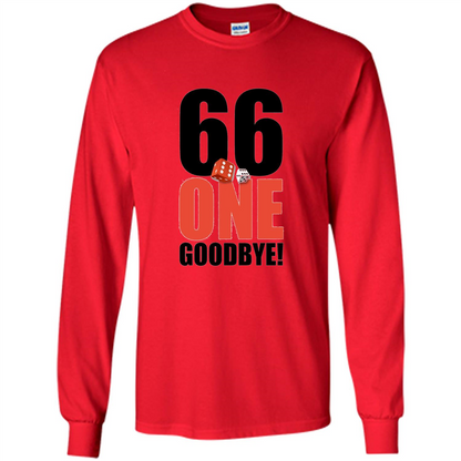 Dice Games T-shirt 66 One Goodbye T-shirt Red