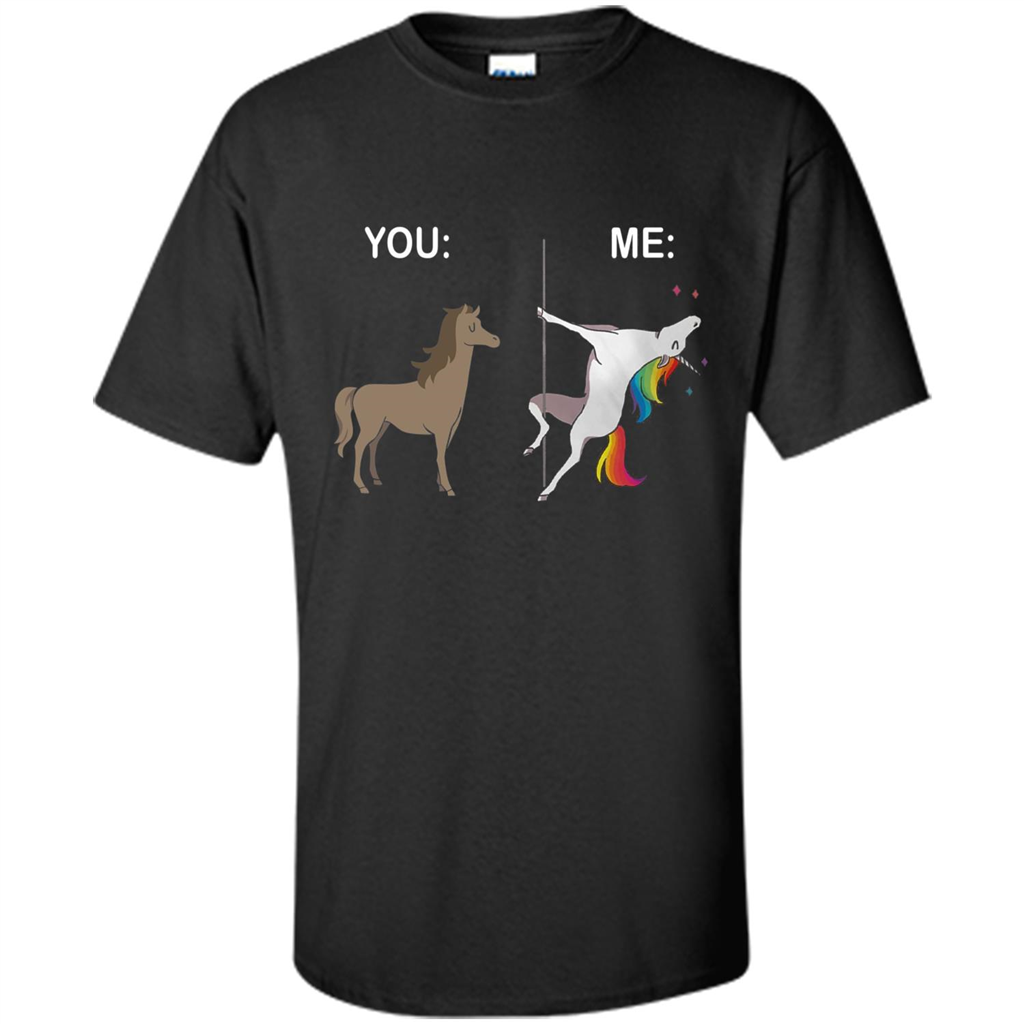 Cute Unicorn You And Me T-shirt Black