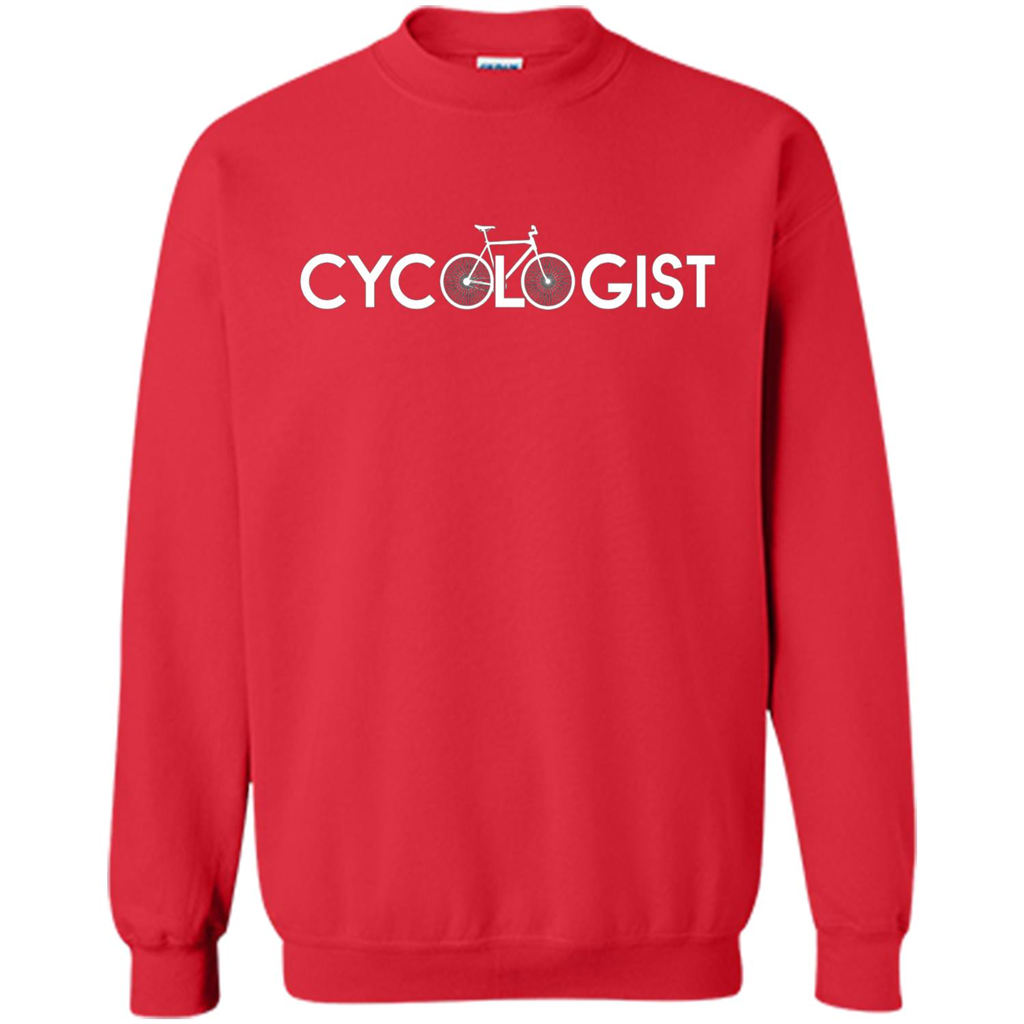 Cycologist T-shirt Cool Gift Shirt For Biker Red