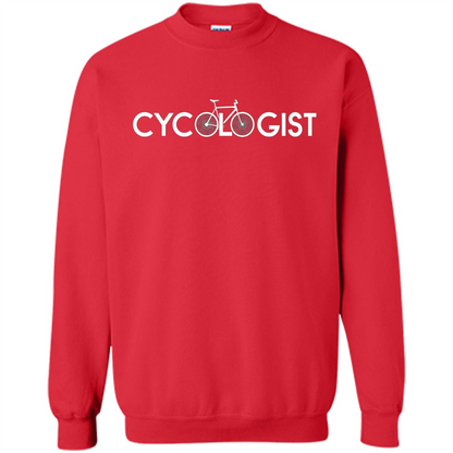 Cycologist T-shirt Cool Gift Shirt For Biker Red
