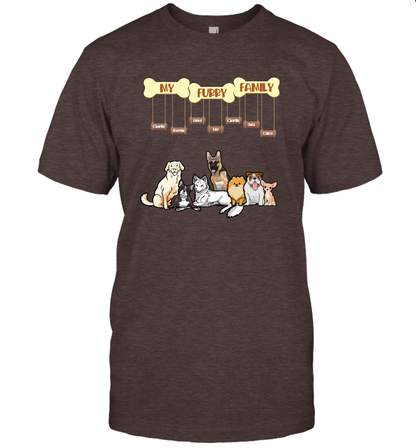 My Furry Family T-Shirt T-Shirt Dark Chocolate