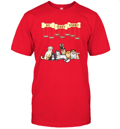 My Furry Family T-Shirt T-Shirt Red