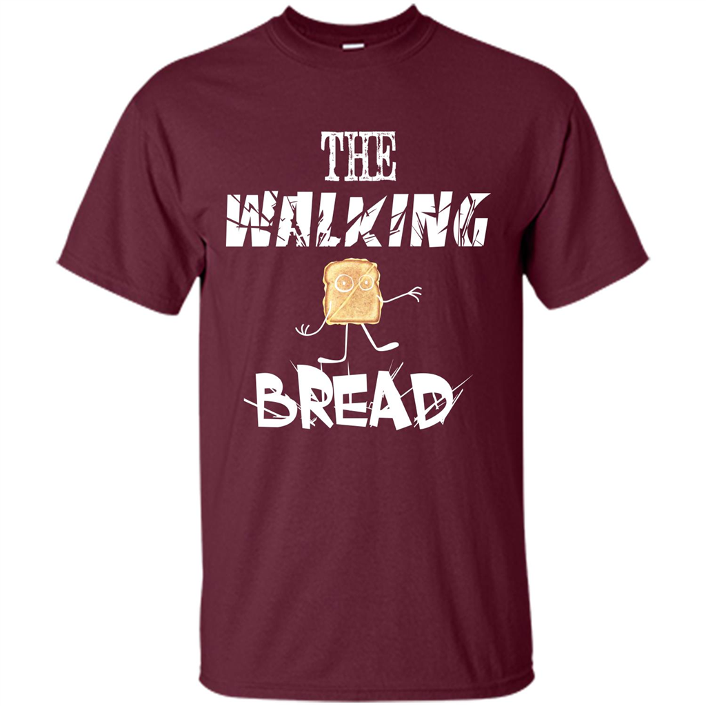 The Walking Bread T-shirt Maroon