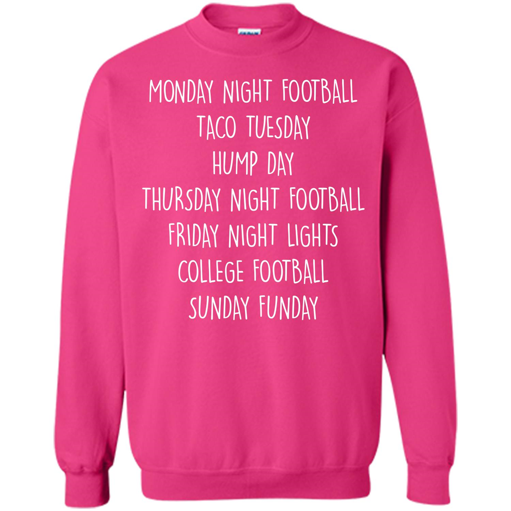 Football T-shirt Monday Night Football Taco Tuesday Heliconia