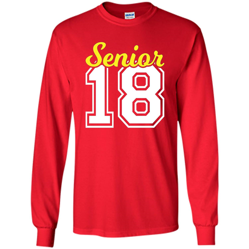Senior Class of 2018 Jersey Style T-shirt Red