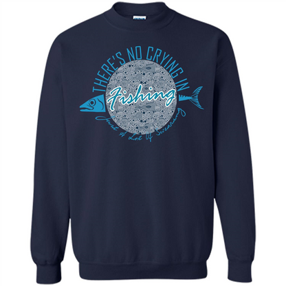 Fishing T-shirt No Crying Fishing Navy