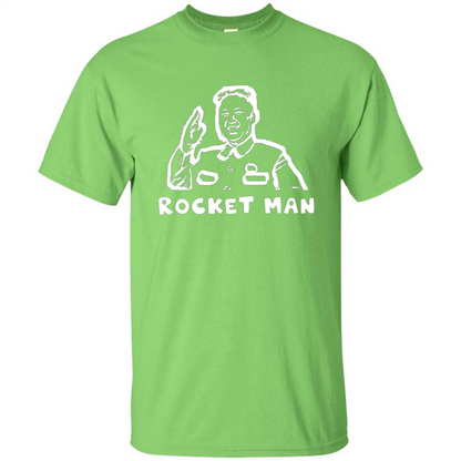 Kim Jong Un North Korea Rocket Launch T-shirt Donald Trump T-shirt Lime