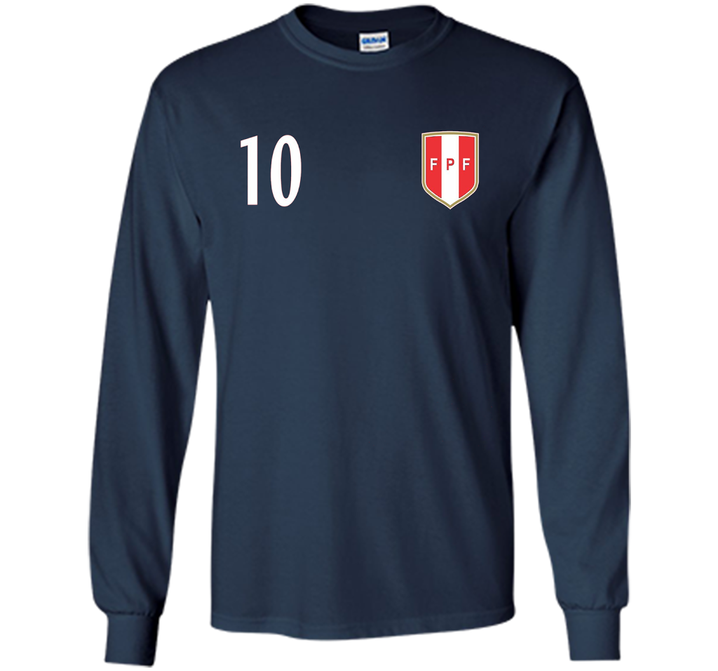 Soccer Peru T-shirt Peruvian Team Alternative T-shirt Navy