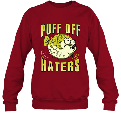 Puff Off Haters Shirt Sweatshirt Sweatshirt Cardinal Red