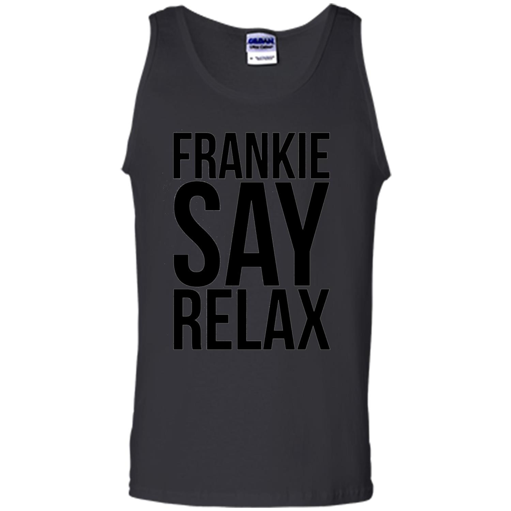 Music Lover T-shirt Frankie Say Relax Black