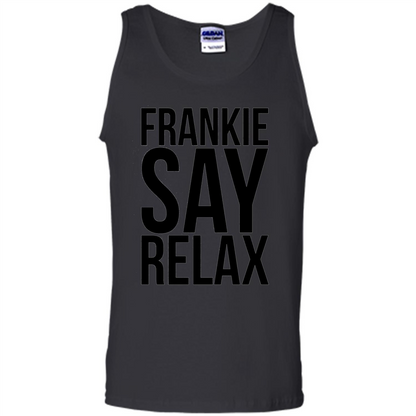 Music Lover T-shirt Frankie Say Relax Black