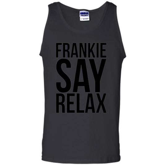 Music Lover T-shirt Frankie Say Relax Black