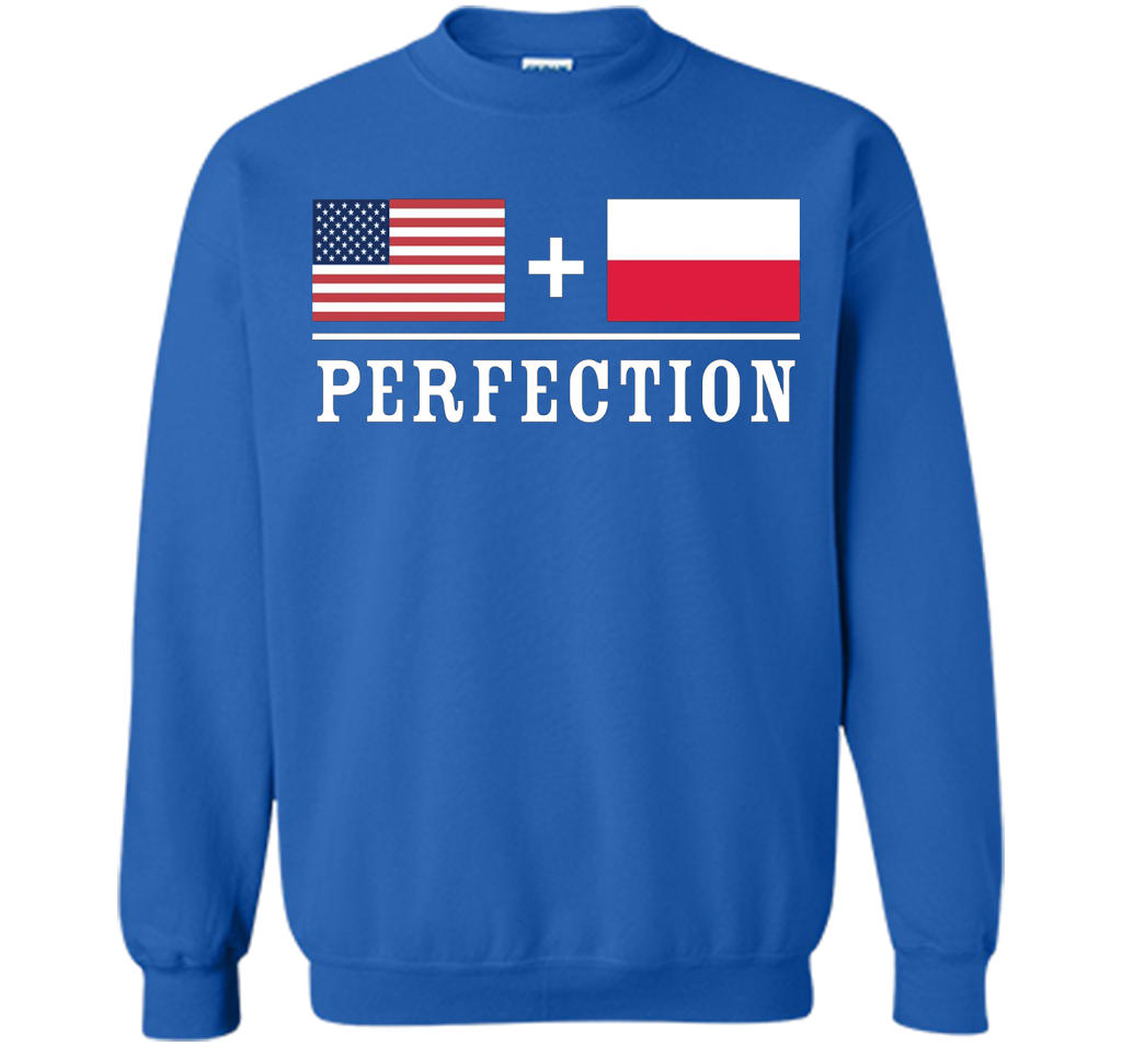 American + Polish = Perfection Flag T-Shirt shirt Royal