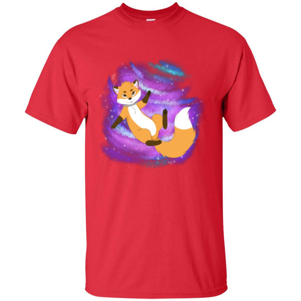 Space Fox T-shirt Red