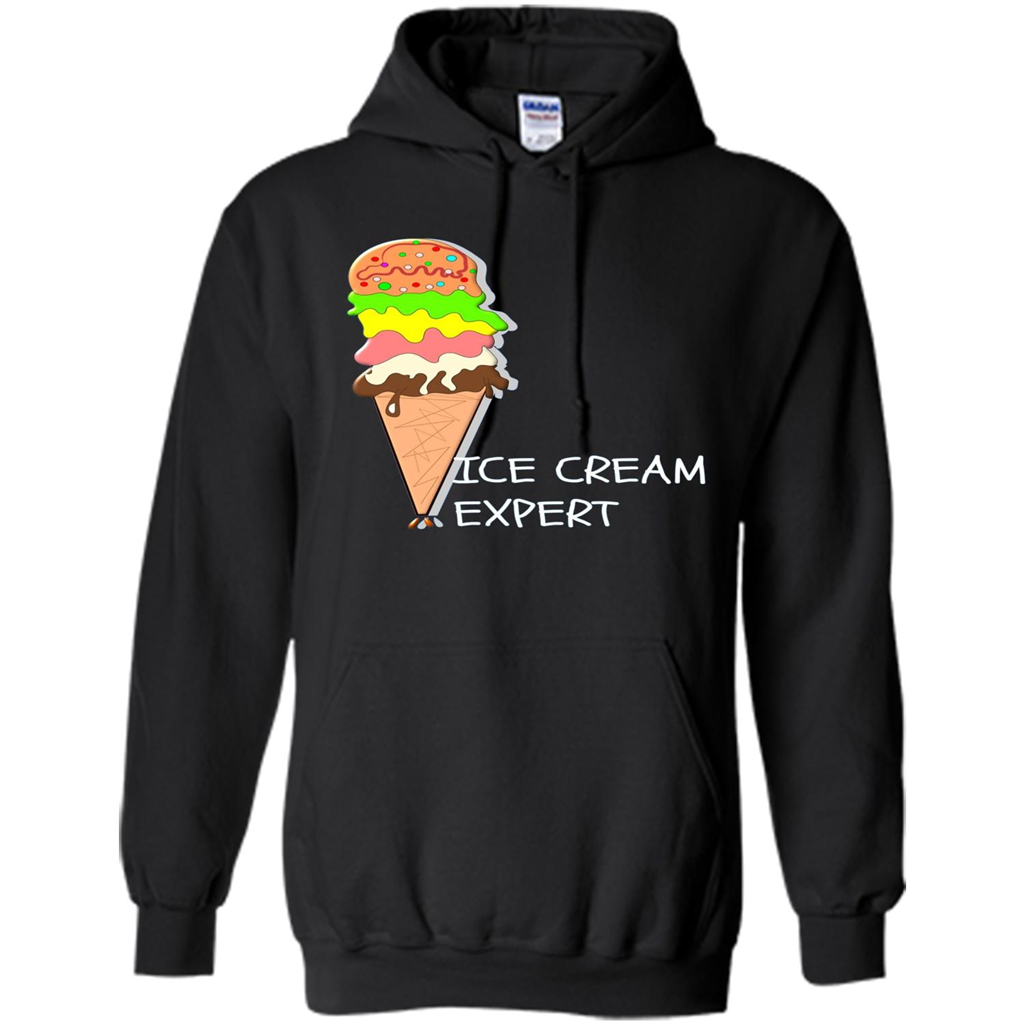 Ice Cream Expert Funny T-Shirt For Ice Cream Lover Orange