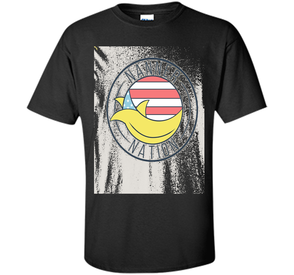 The Official Nanner Nation T-Shirt - Large Emblem shirt Black