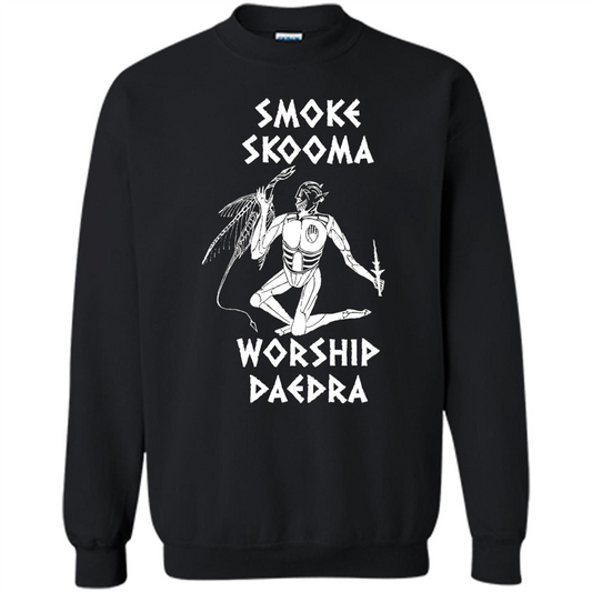 Smoke Skooma Worship Daedra T-shirt Black