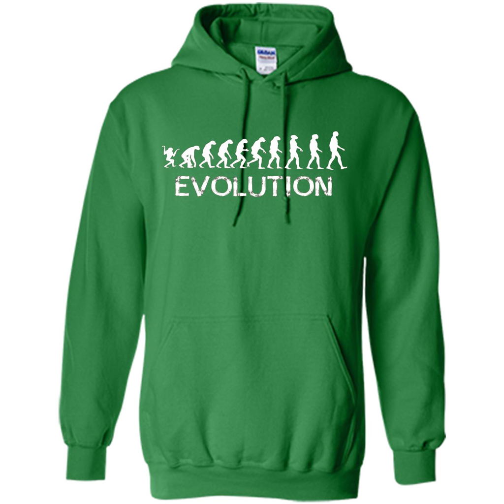 Evolution Biology Monkey To Human T-Shirt Irish Green