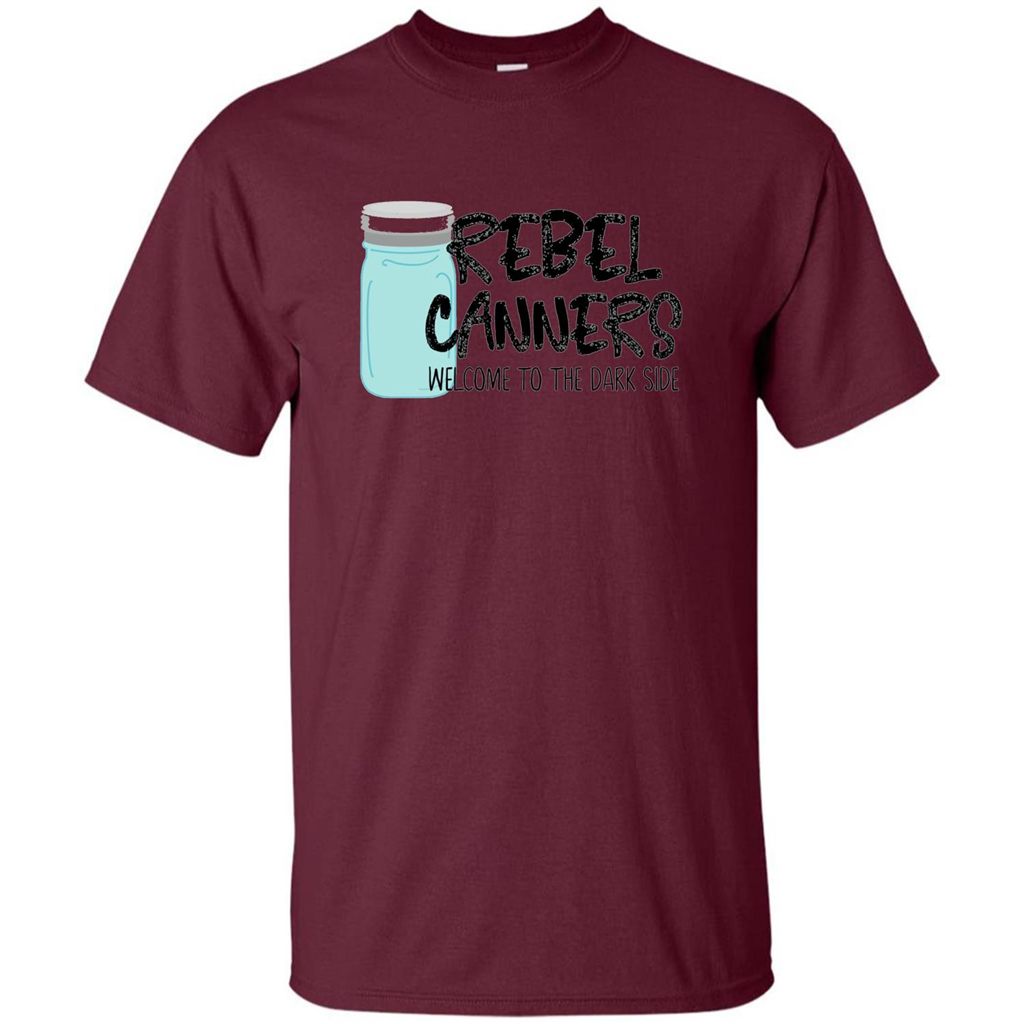 Rebal Canners Welcome To The Dark Side T-shirt Maroon