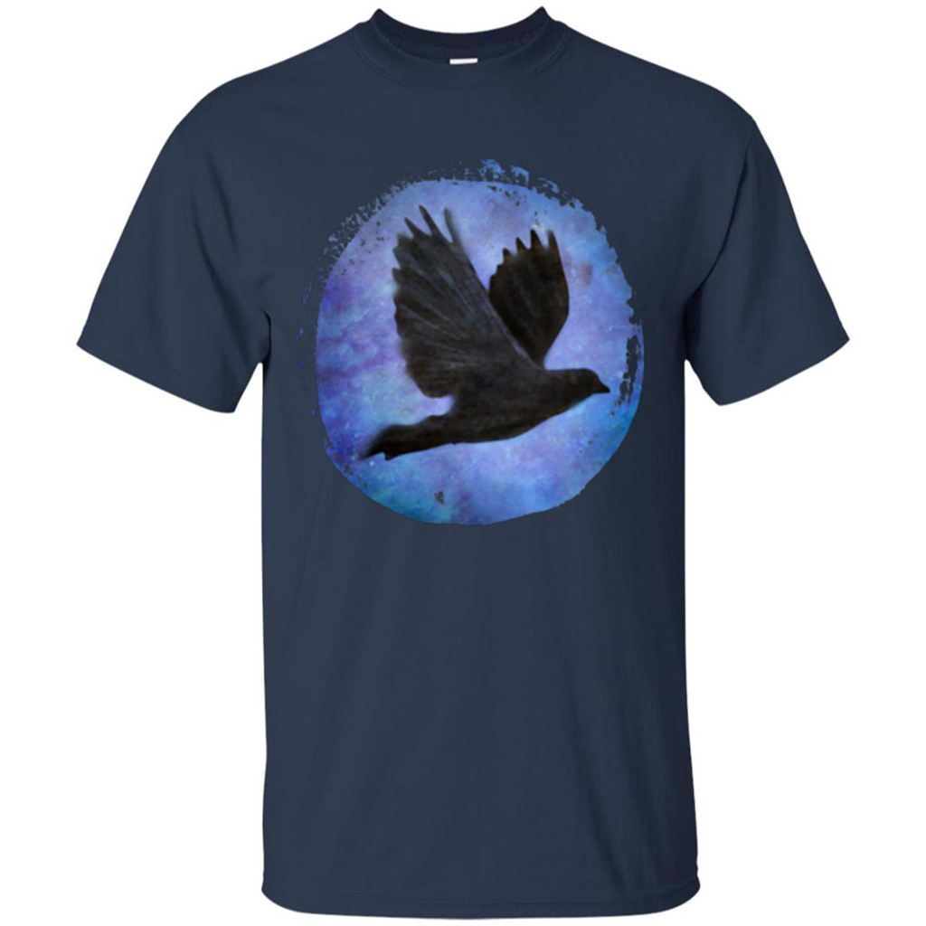 Raven In Flight T-shirt Navy