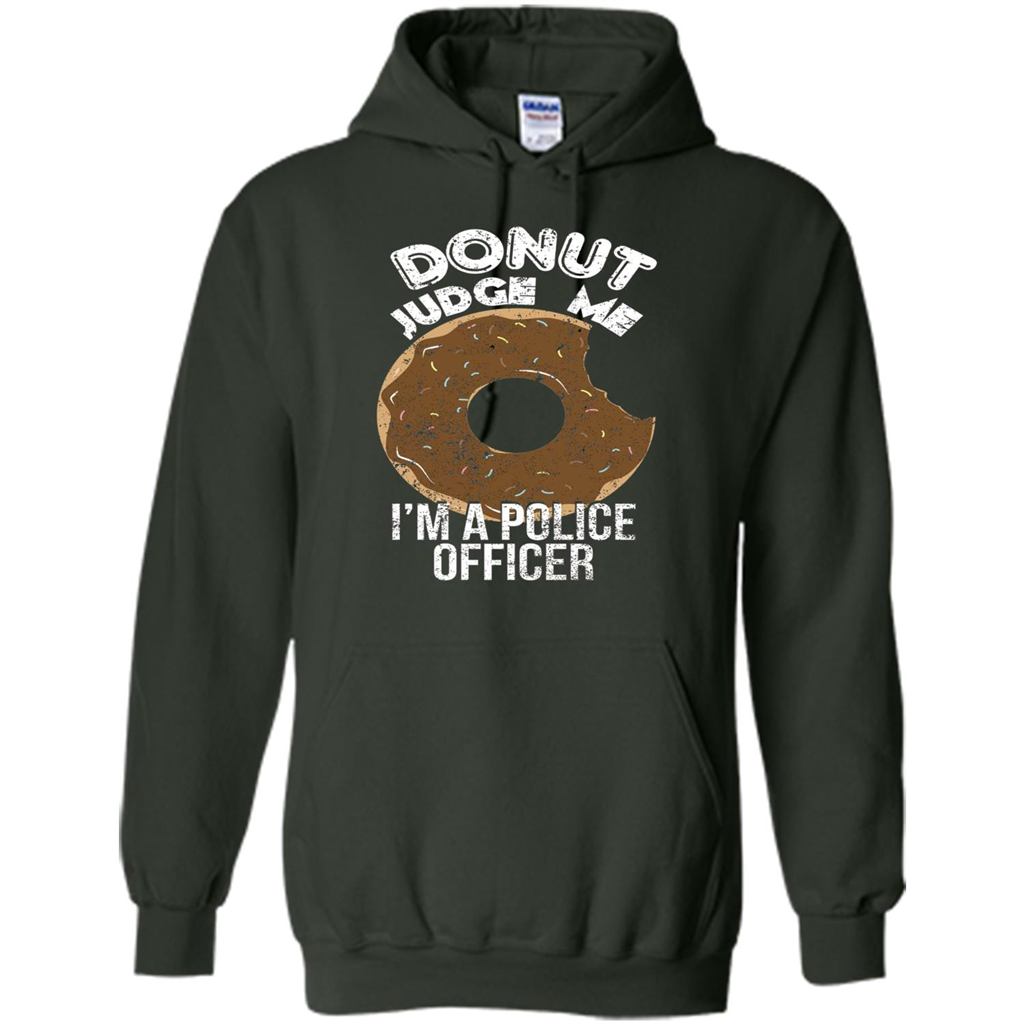 Donut Police Funny Police T-shirt Forest Green