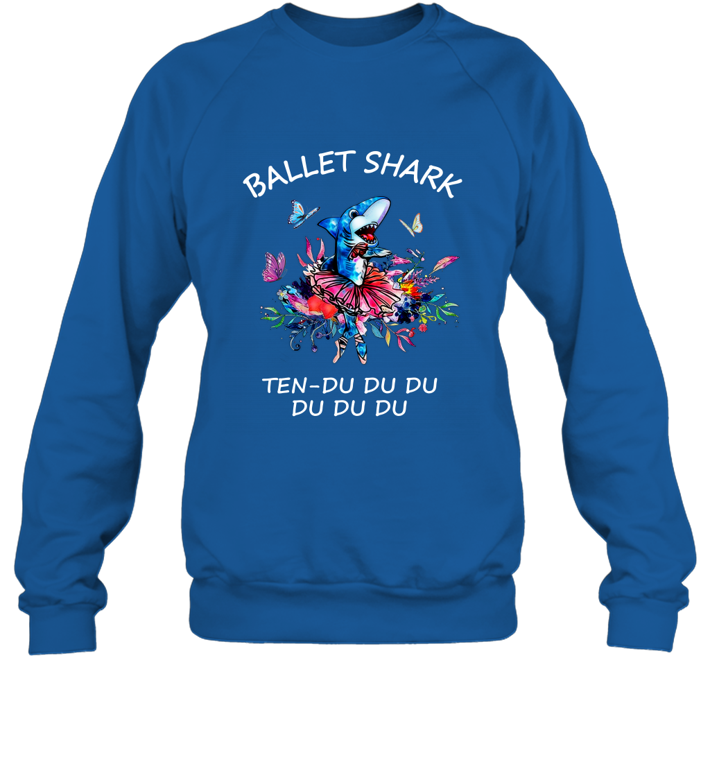 Ballet Shark Ten Duu Duu Duu Shirt Sweatshirt Royal