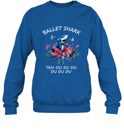 Ballet Shark Ten Duu Duu Duu Shirt Sweatshirt Royal