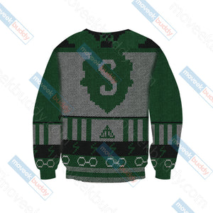 Harry Potter - Cunning Like A Slytherin Knitting Style Unisex 3D Sweater