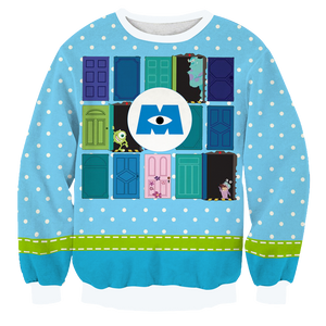 Monsters, Inc. Unisex 3D Sweater