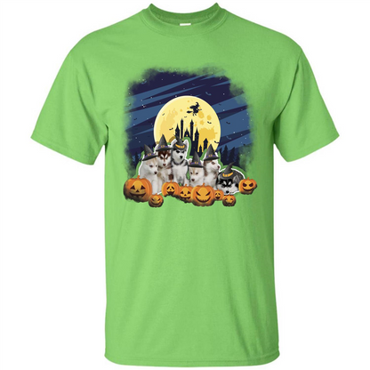 Halloween Alaska T-shirt Lime