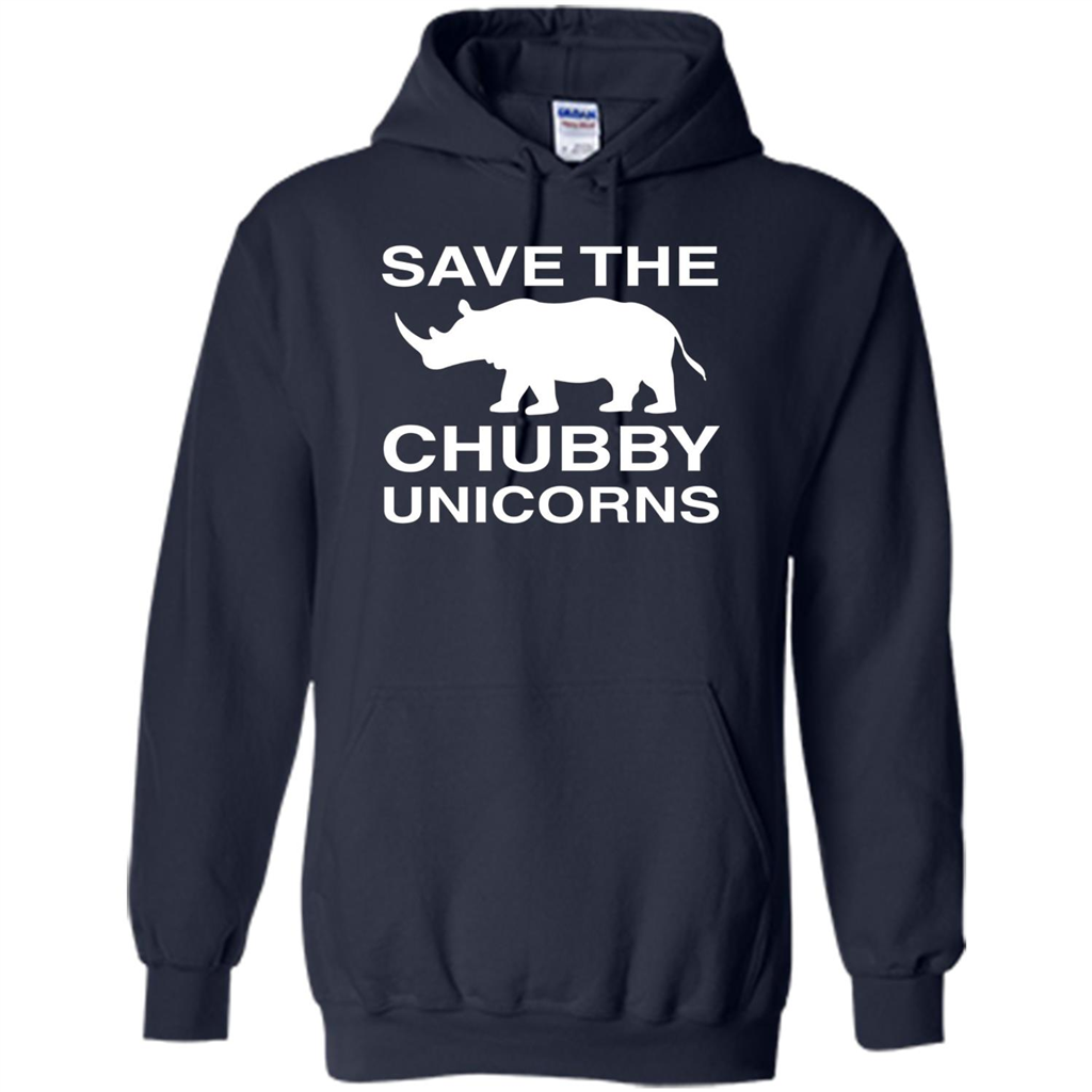 Save the Chubby Unicorns T Shirt For Men, Womens, and Kids Navy