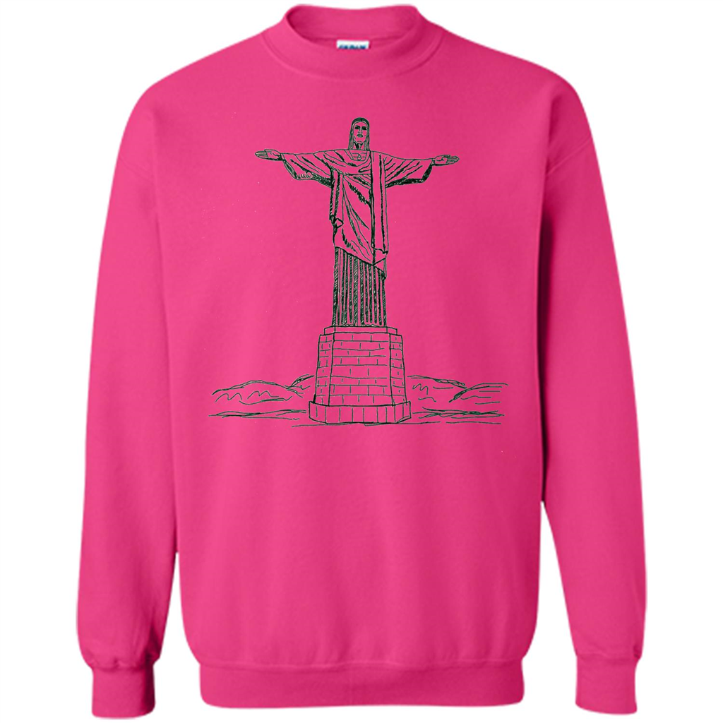 Christ The Redeemer Statue In Rio De Janeiro Brasil T-shirt