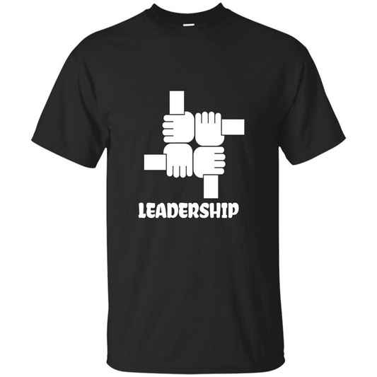 Leadership T-shirt Leadership And Management T-shirt Black